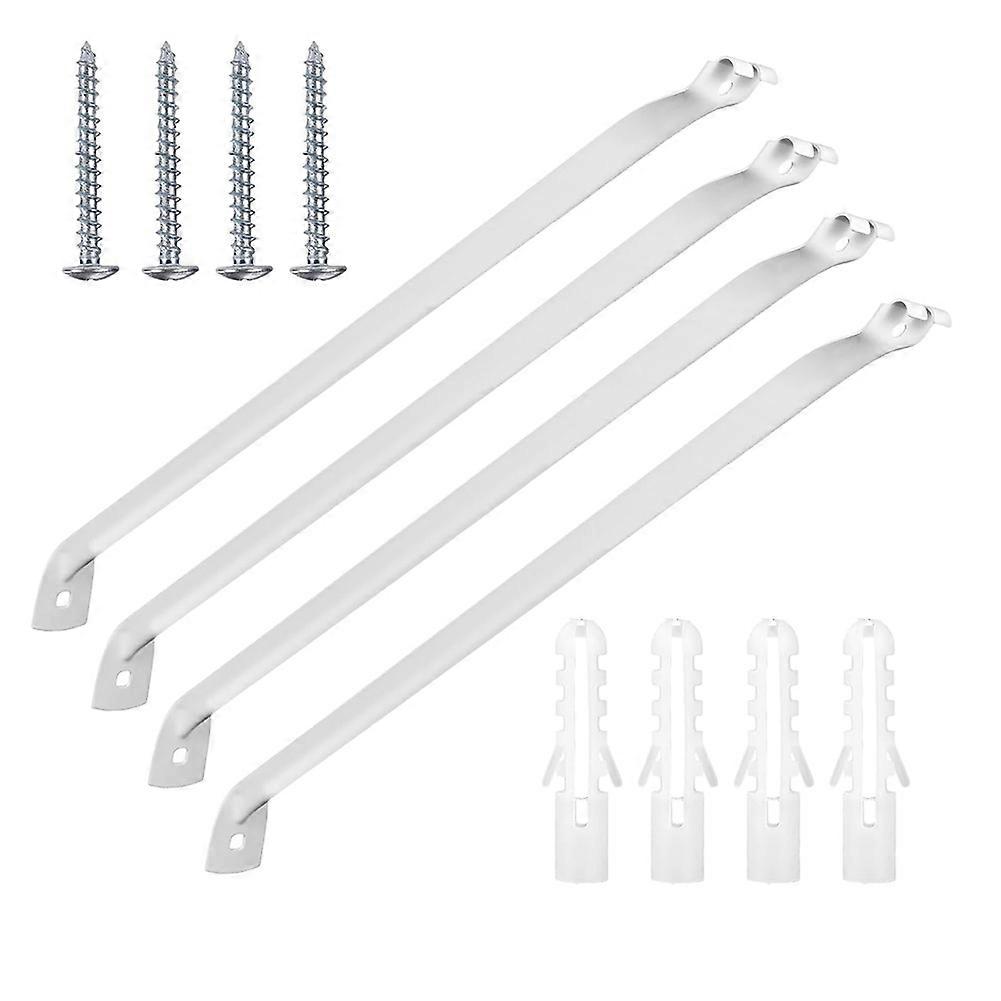 4pcs Closet Shelf Brackets, Support Brackets for Wire Shelving,