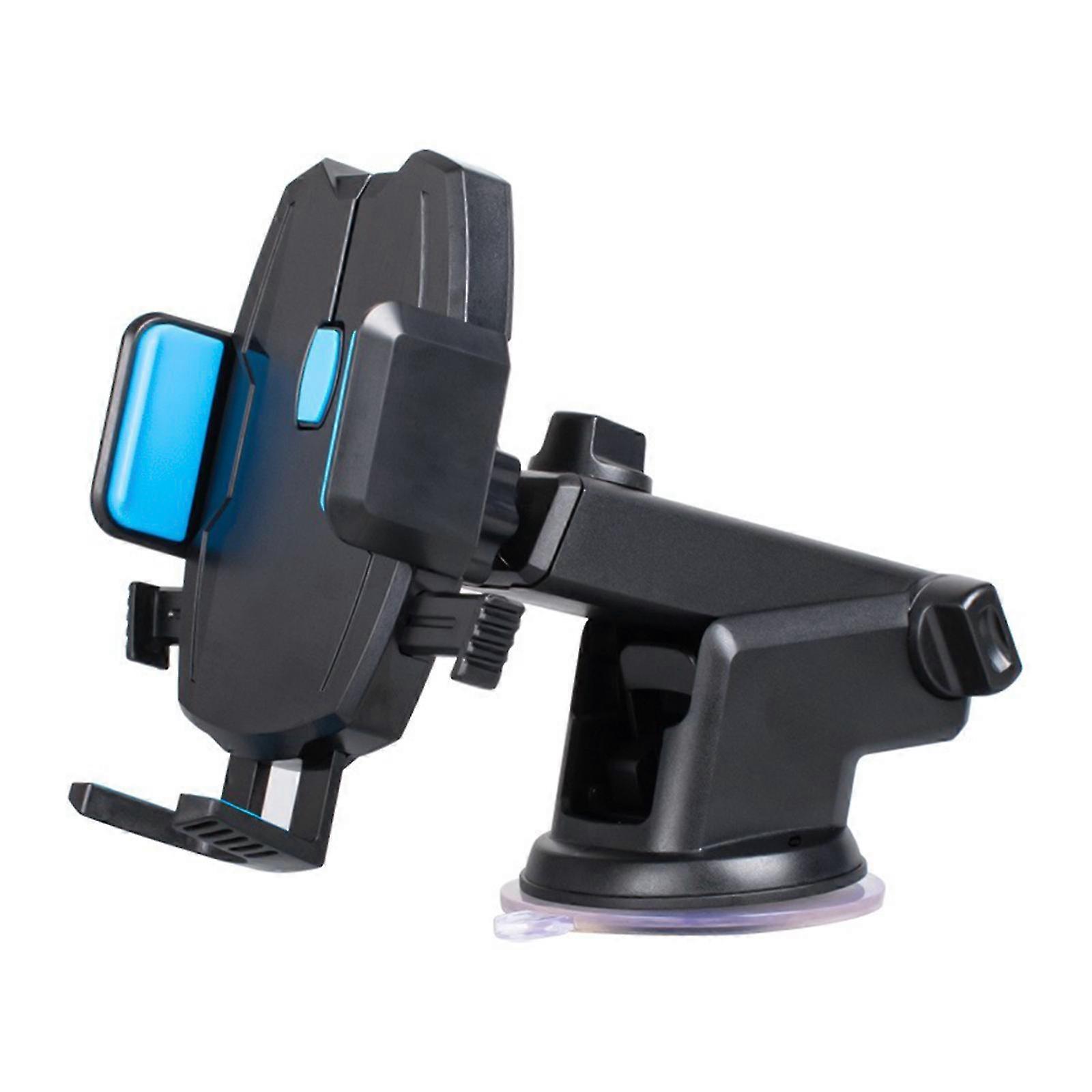 Universal Smartphone Holder with Windshield and Center Console Mount for Automobiles