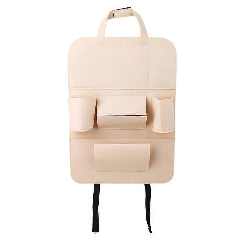 New Car Seat Organizer Multifunctional non-wovens Fabric Car Back Multi Pocket Storage Bag with Tablet Holder Protector for Kids
