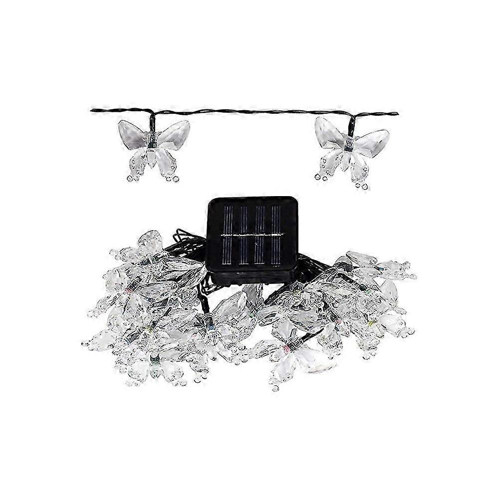 Enchanted Butterfly Solar String Lights, Waterproof Solar Powered Garden Light String with Low Power Consumption, Perfect for Outdoor Indoor Lighting