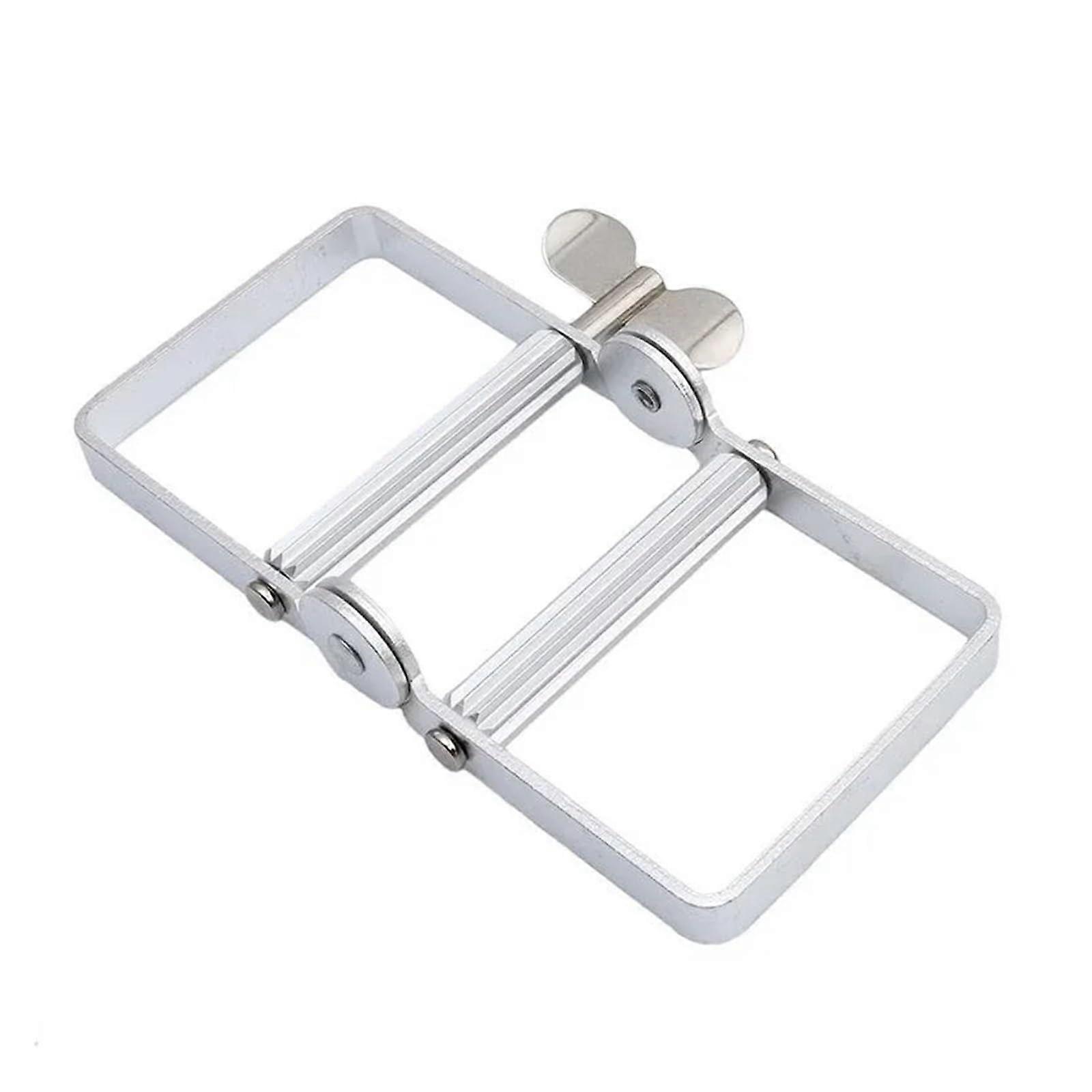 Hot Silver Aluminum Manual Toothpaste Dispenser Tooth Paste Squeezer Tube Accessories Hair Color Dye Rolling Squeezing Tools