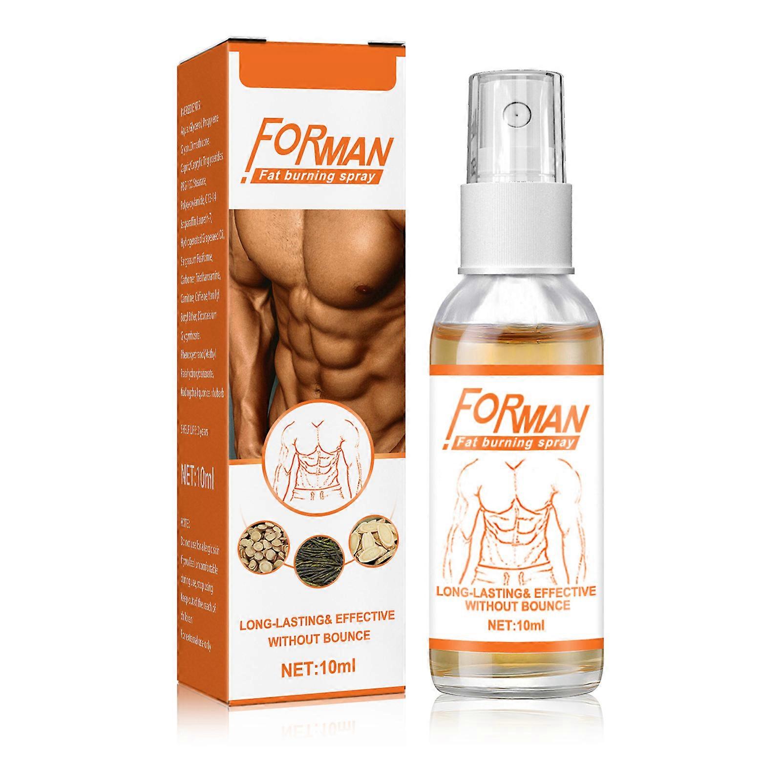 Men's Abdominal Muscle Spray, Vest Line Fitness Body Shaping Muscle Exercise Chest Liquid, for Pulling Loose Skin Tightin