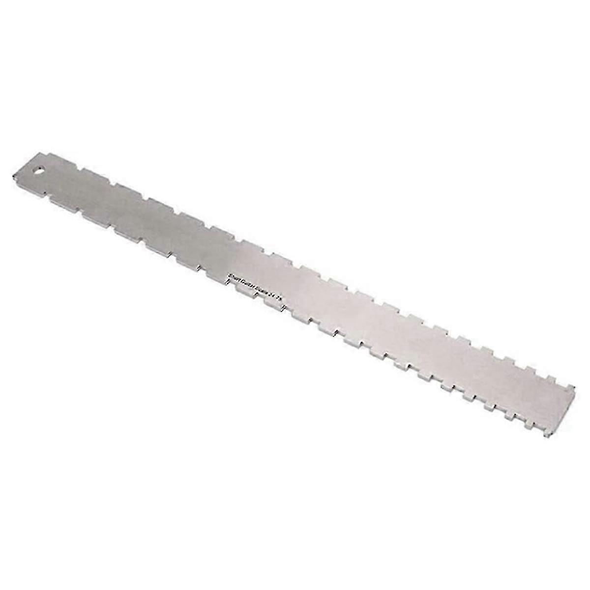 Guitar Bass Neck Notched Straight Edge Fret Rocker String Action Ruler Luthier Tool Set