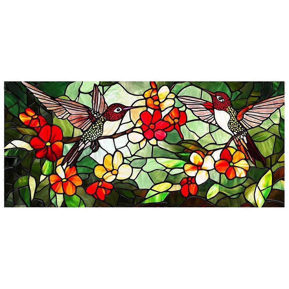 PVC Material Flowers Window Sticker Privacy Film Easy to Apply & Removable Sunflower Rainbow Decorative Clings