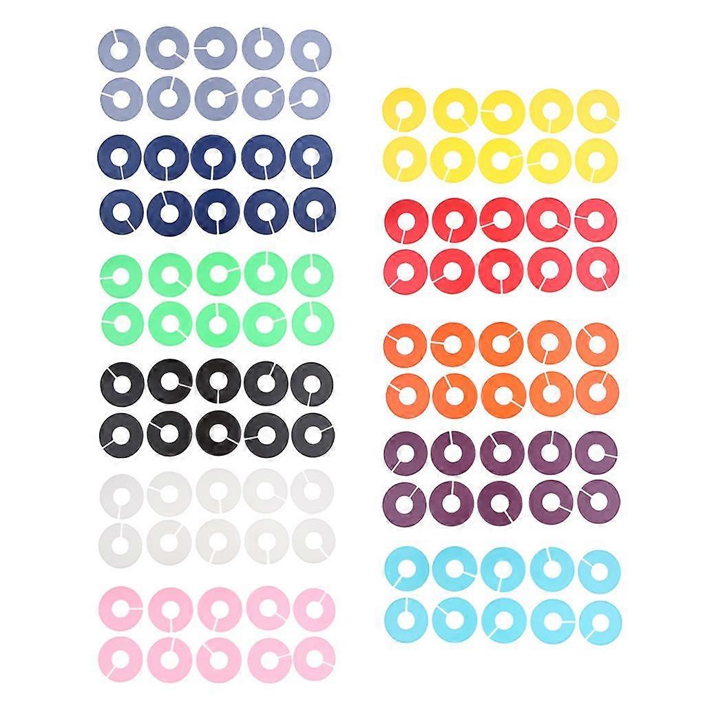 110 Pieces Colorful Size Dividers Size Slices Size Marking