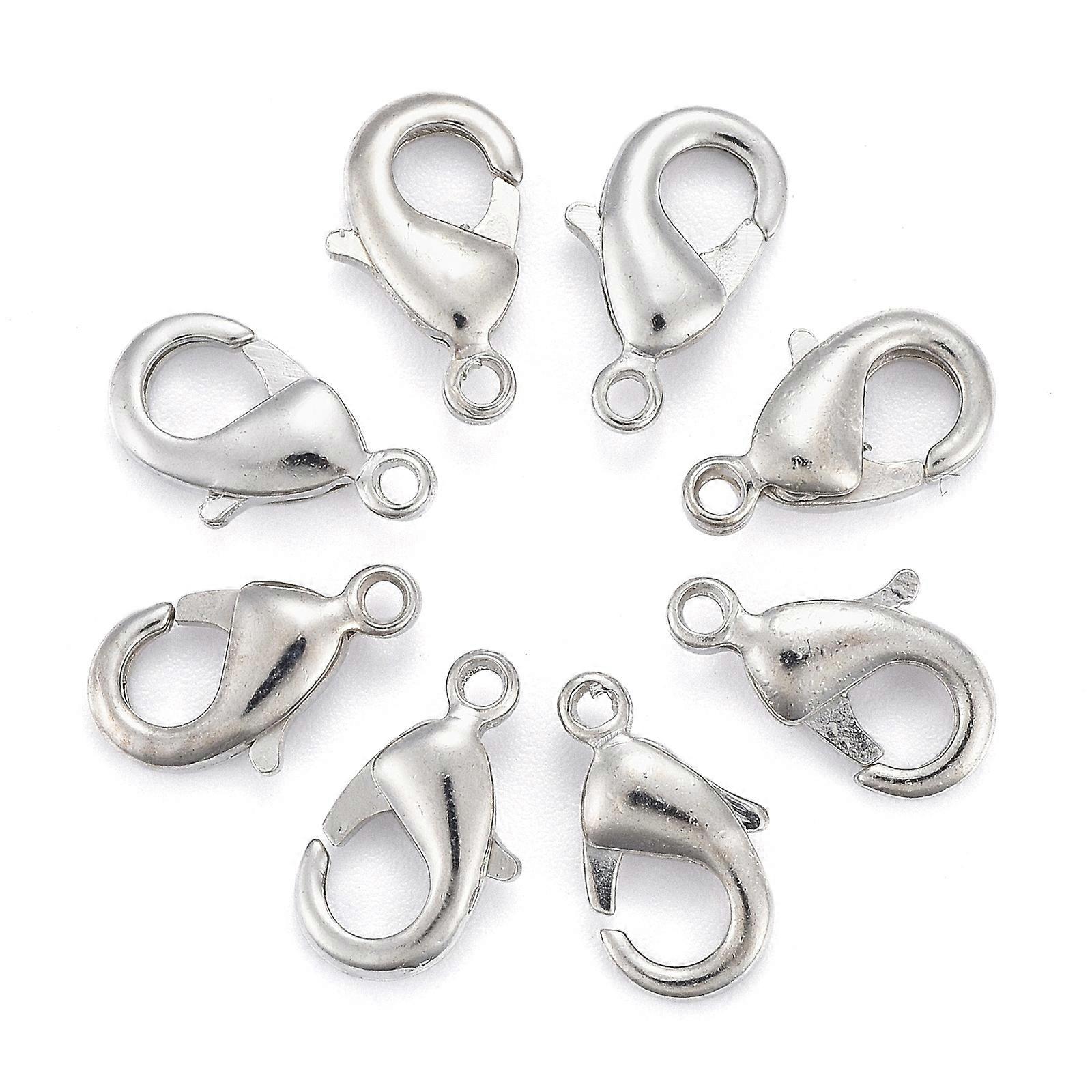 200pcs Brass Lobster Claw Clasps Parrot Trigger Clasps Jewelry Findings