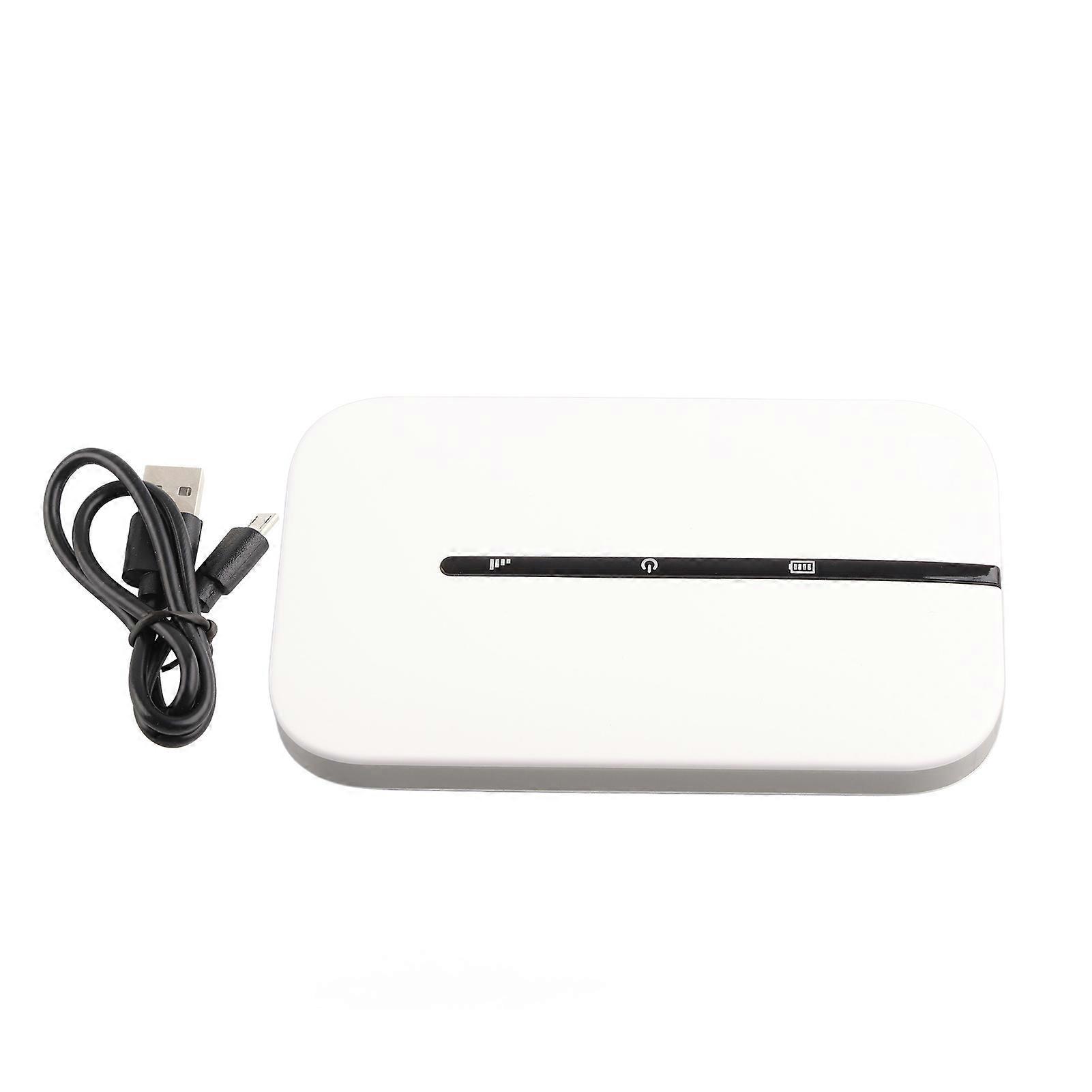 4G άσπρη υποδοχή κάρτας SIM WiFi μέχρι 10 χρήστες 2.4GHz τροφοδοτημένος με μπαταρία δρομολογητής 4G LTE για την τηλεφωνική ταμπλέτα PC