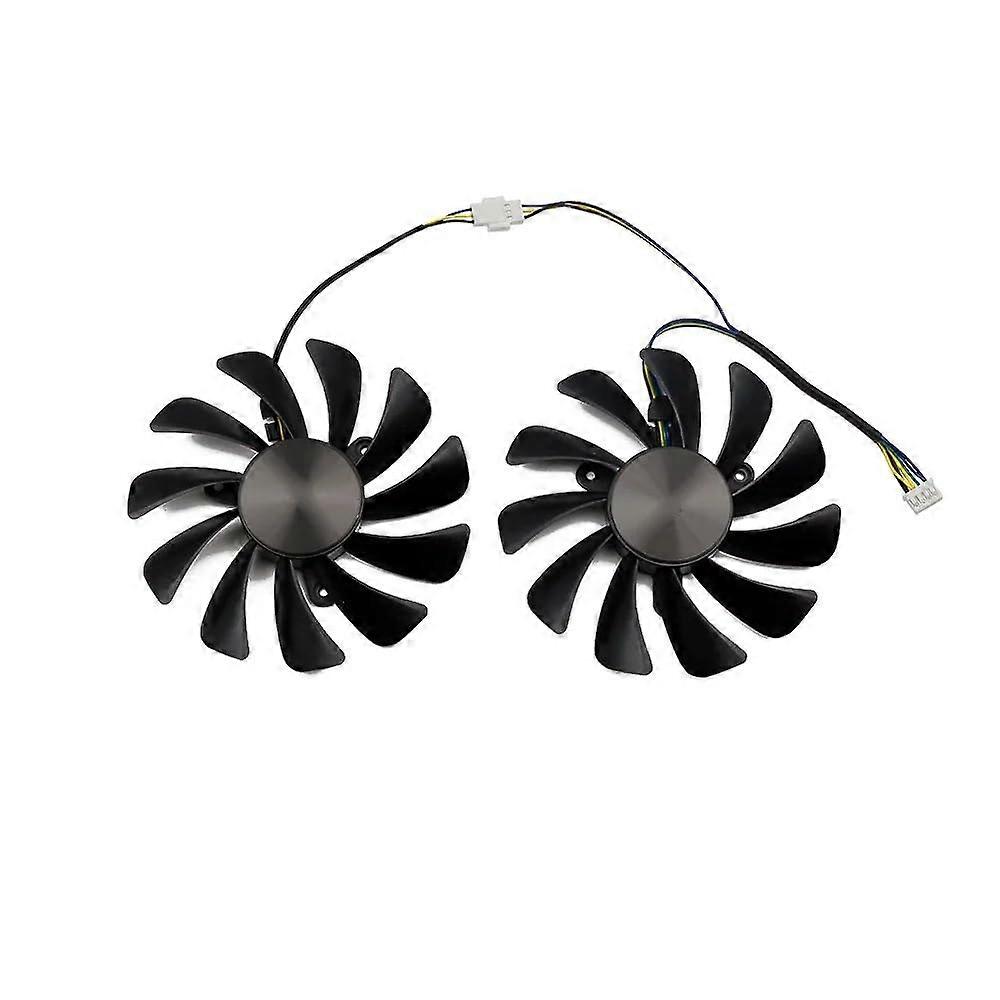 Graphics Card 95mm Cooler Fan Replace Compatible with GTX 1070Ti 1080 Ti GTX1070 Ti GTX1080Ti AMP Edition Graphics Card Cooling Fan(Metal Logo)