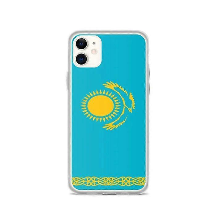 iPhone Case - Multicolor - Kazakhstan Flag - Flexible - Silicone - Compatible with iPhone 11
