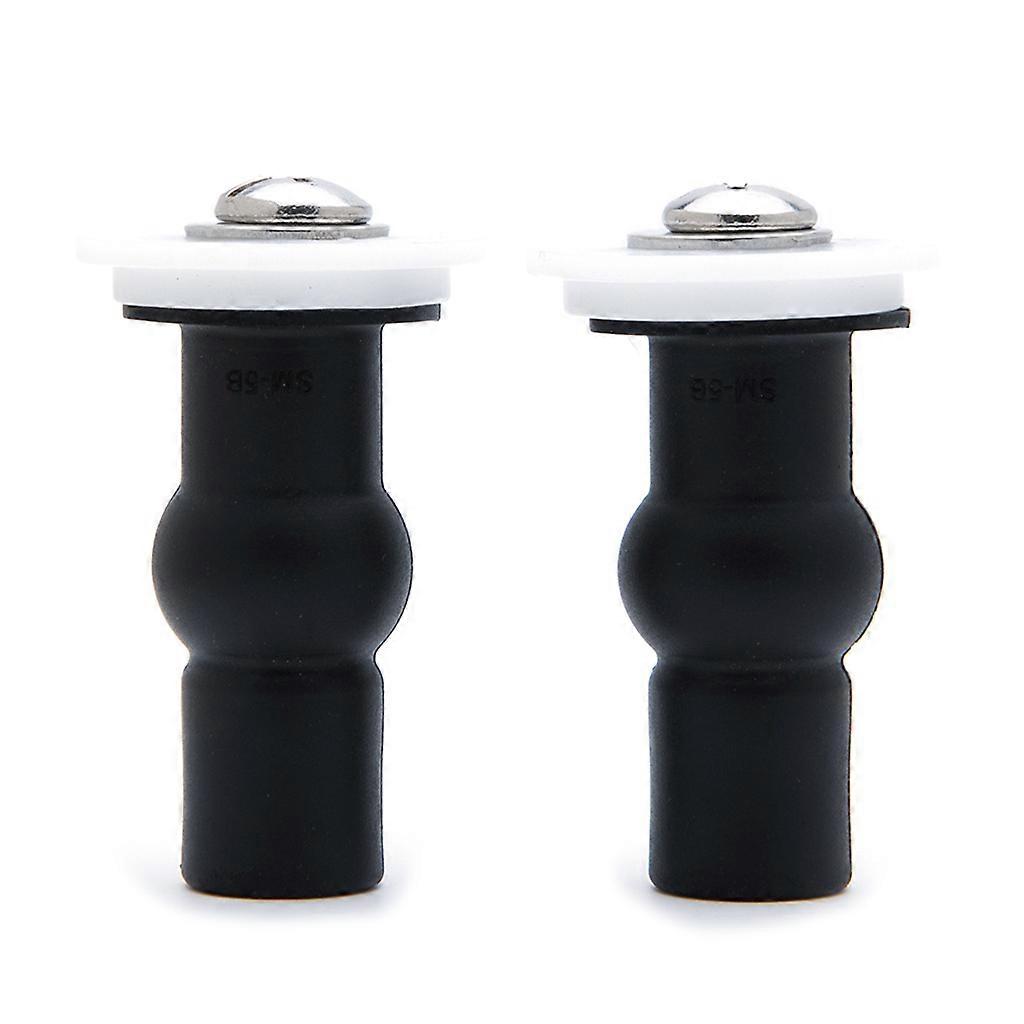 WC-Sitz-Befestigungsschrauben, universelle WC-Deckelschrauben zur Befestigung des WC-Sitzes auf der Toilettenschüssel (2 Stück, mehrfarbig)