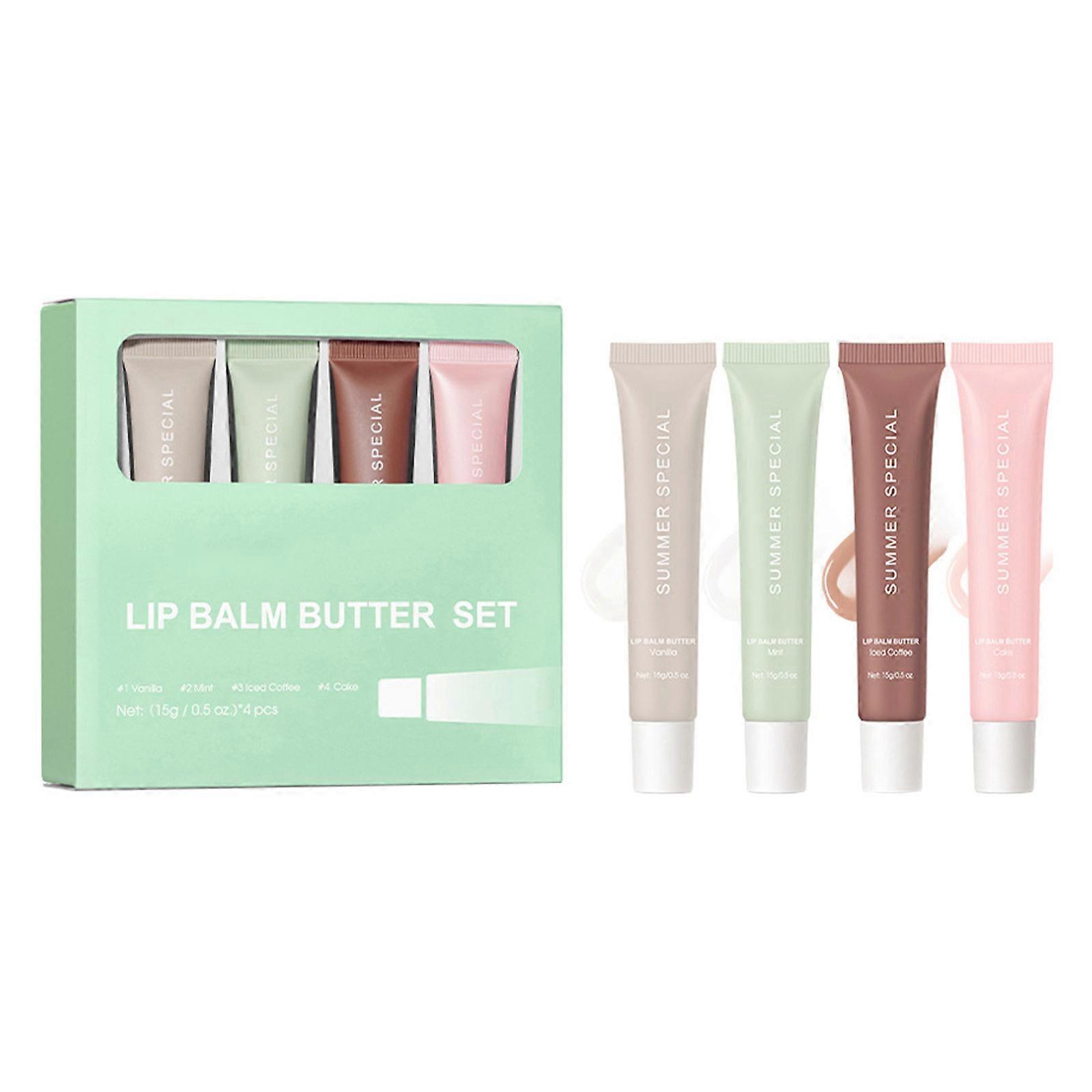 4 Pieces Nourishing Lip Balms Moisturizing For Soft And Supple Lips Soft Smooth Lips Hydrating Accesories for Women