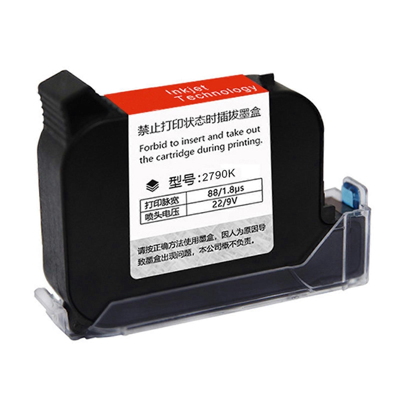 Eco Solvent Ink Cartridge 2790K Handheld Thermal Printer Ink Cartridge 600DPI Portable 12.7mm Inkjet Inkjet Coder