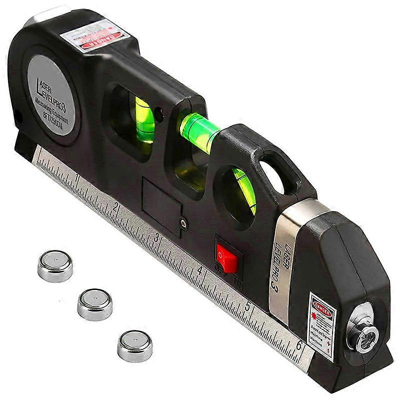 Multipurpose Laser-Level Laser-Line 8 Feet Measure Tape Ruler