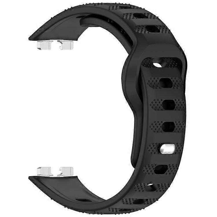 Silicone Watch Band Compatible For Huawei Band 10 / 10 NFC / 9 / 9 NFC / 8 / 8 NFC Dot Texture Reverse Buckle Wrist Strap