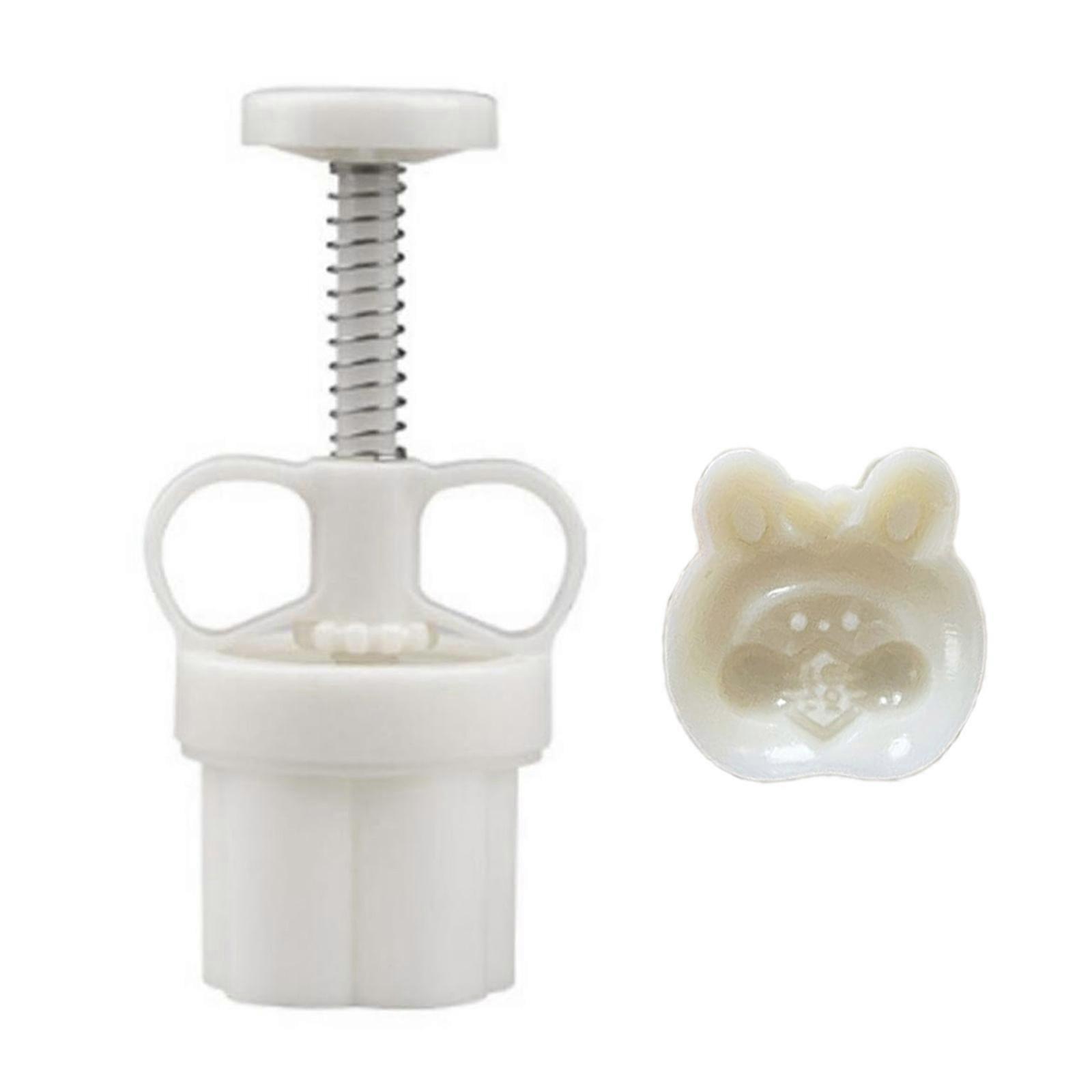 プラスチック素材の月餅型かわいいウサギの形の月餅スタンプ月餅型中秋節のDIYベーキング使用のための