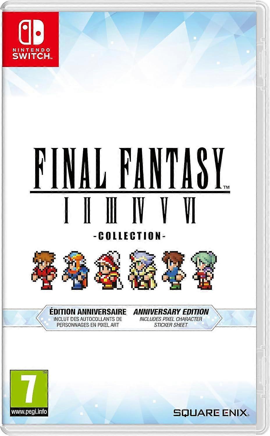 Final Fantasy I-VI Anniversary Edition Switch Game