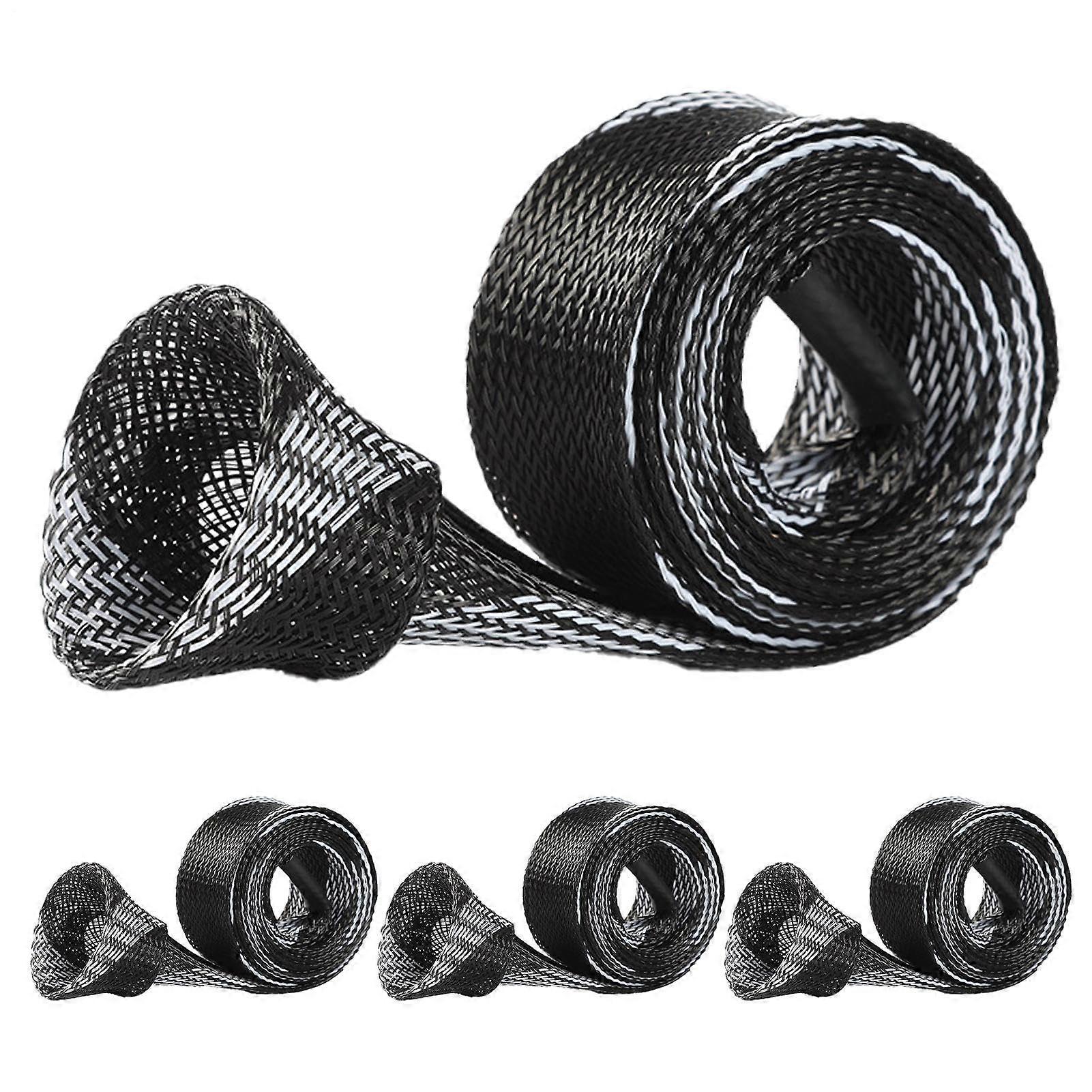 Rod sleeves for fishing, durable, protective, 170 x 3 cm, 4 pieces black