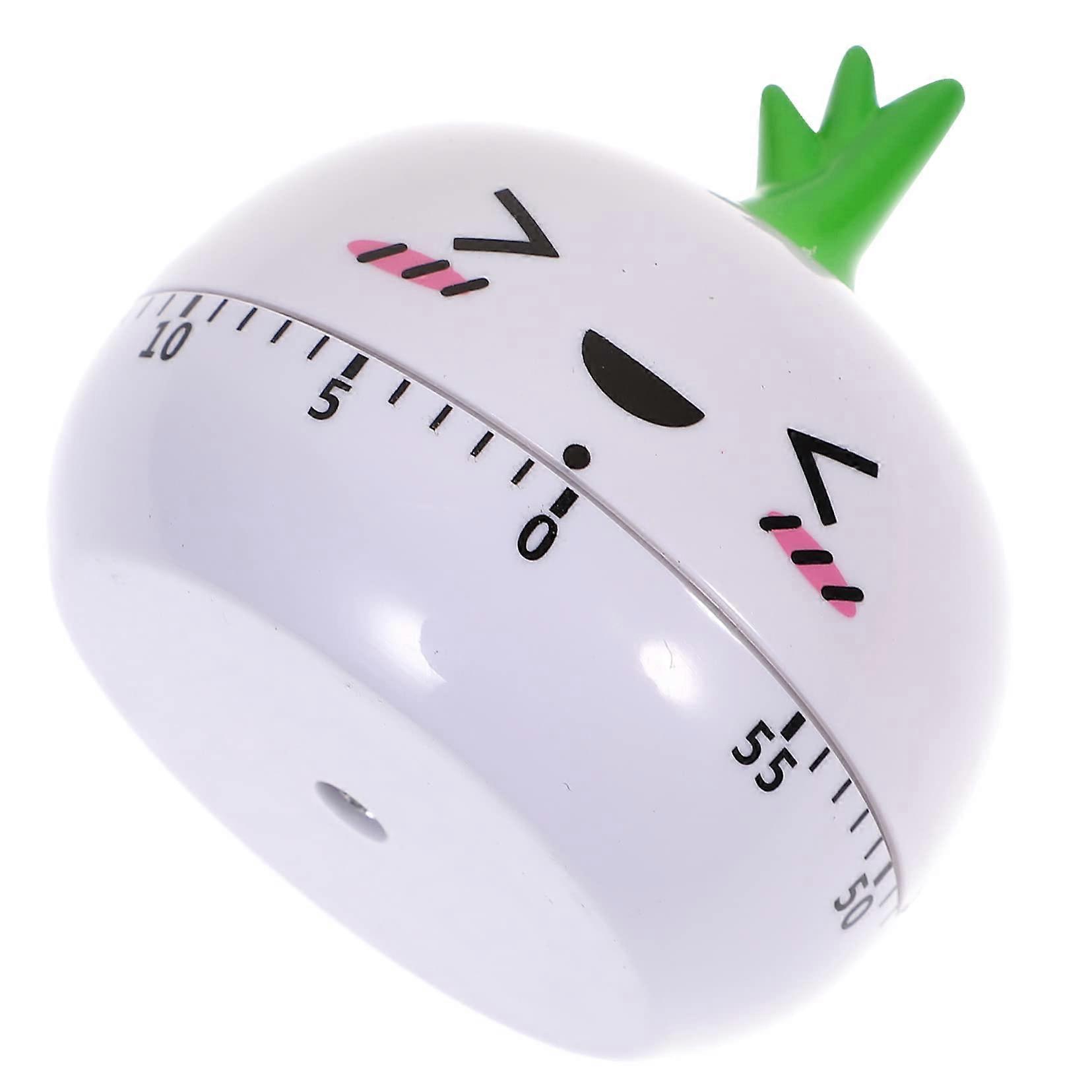 1 piece mechanical kitchen timer cartoon design adjustable countdown timer for baking and time management without batteries for study and fitness