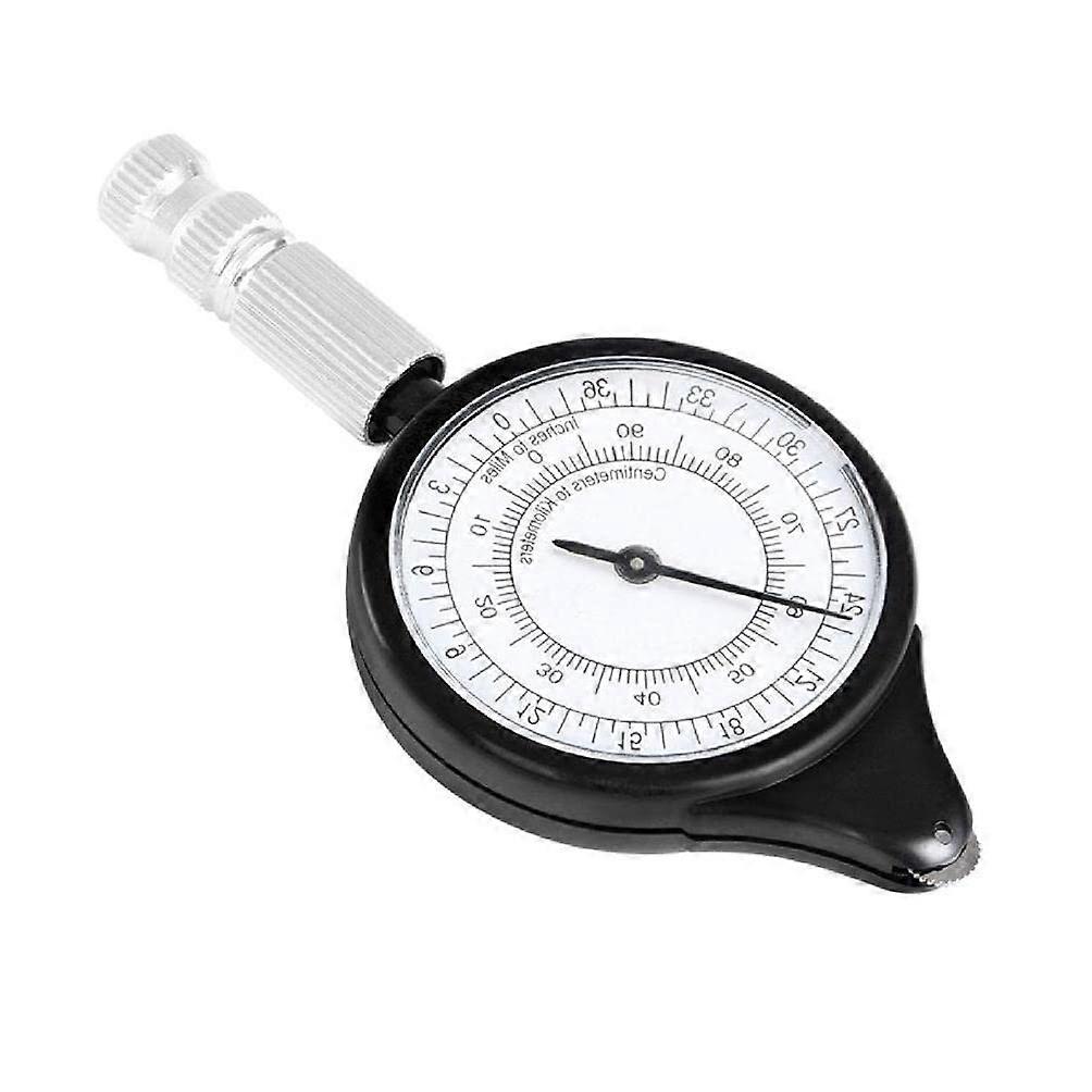Rangefinder Odometer Metal Wheel for Map Distance Measurement, Compass Measuring Gauge for Accurate Navigation