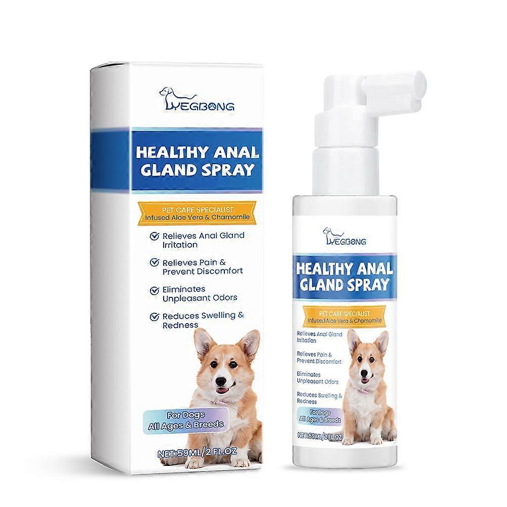 59ml(A)$ Dog anal gland deodorizing spray, mild ingredients, fresh and clean, deodorizing, post-fecal care