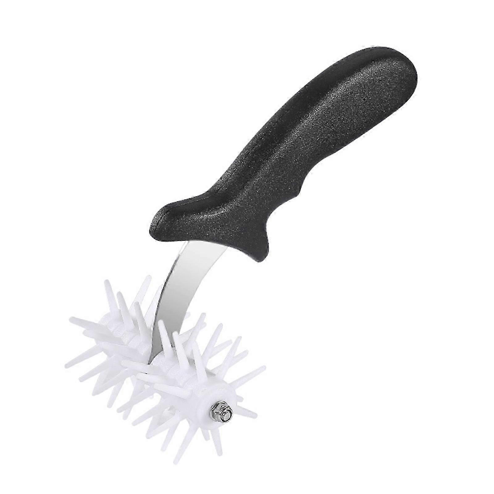 Pizza Dough Docker Roller Pizza Pin Puncher Dough Hole Maker with Handle Kitchen Tools for Pizza Cookie Pie Pastry Bread