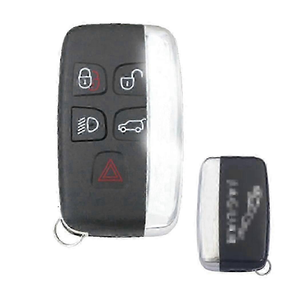 Yinbo - Original Replacement For Land Rover Range Lr2 Lr4 Fit Jaguar F-pace F-type Xe Xf Xj Remote Key Shell Case Fob 5 Buttons