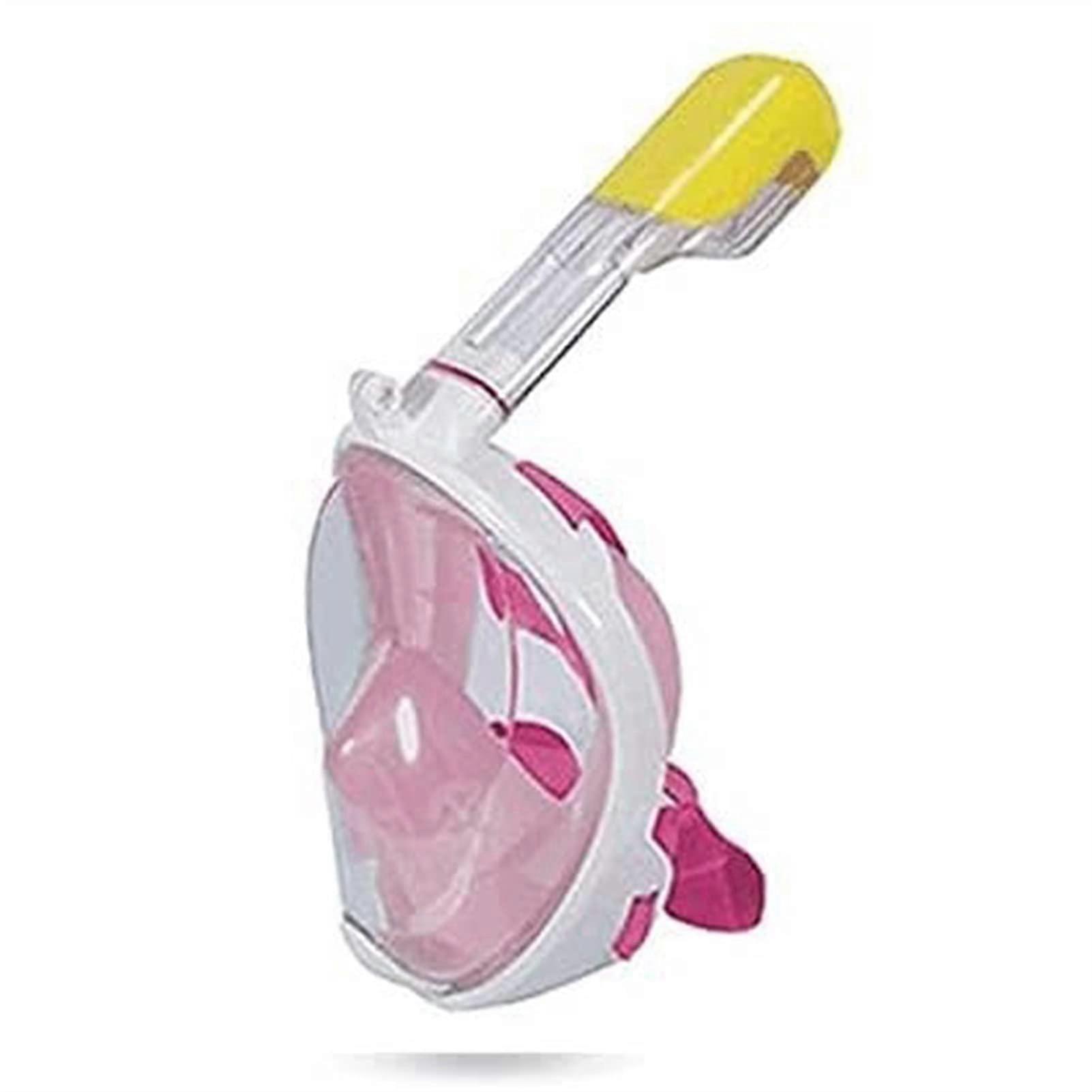 180° fullface snorkel mask made of silicone: Breathable and dry diving equipment for adults and children