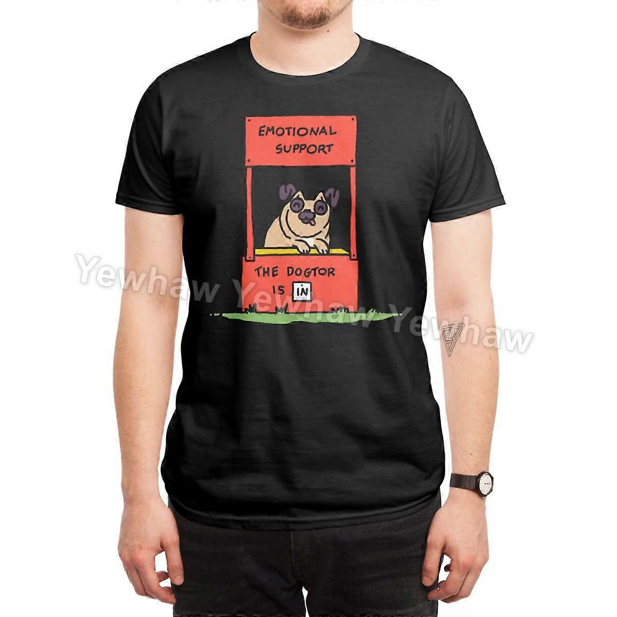 Emotional support T-Shirt funny dog booth pug