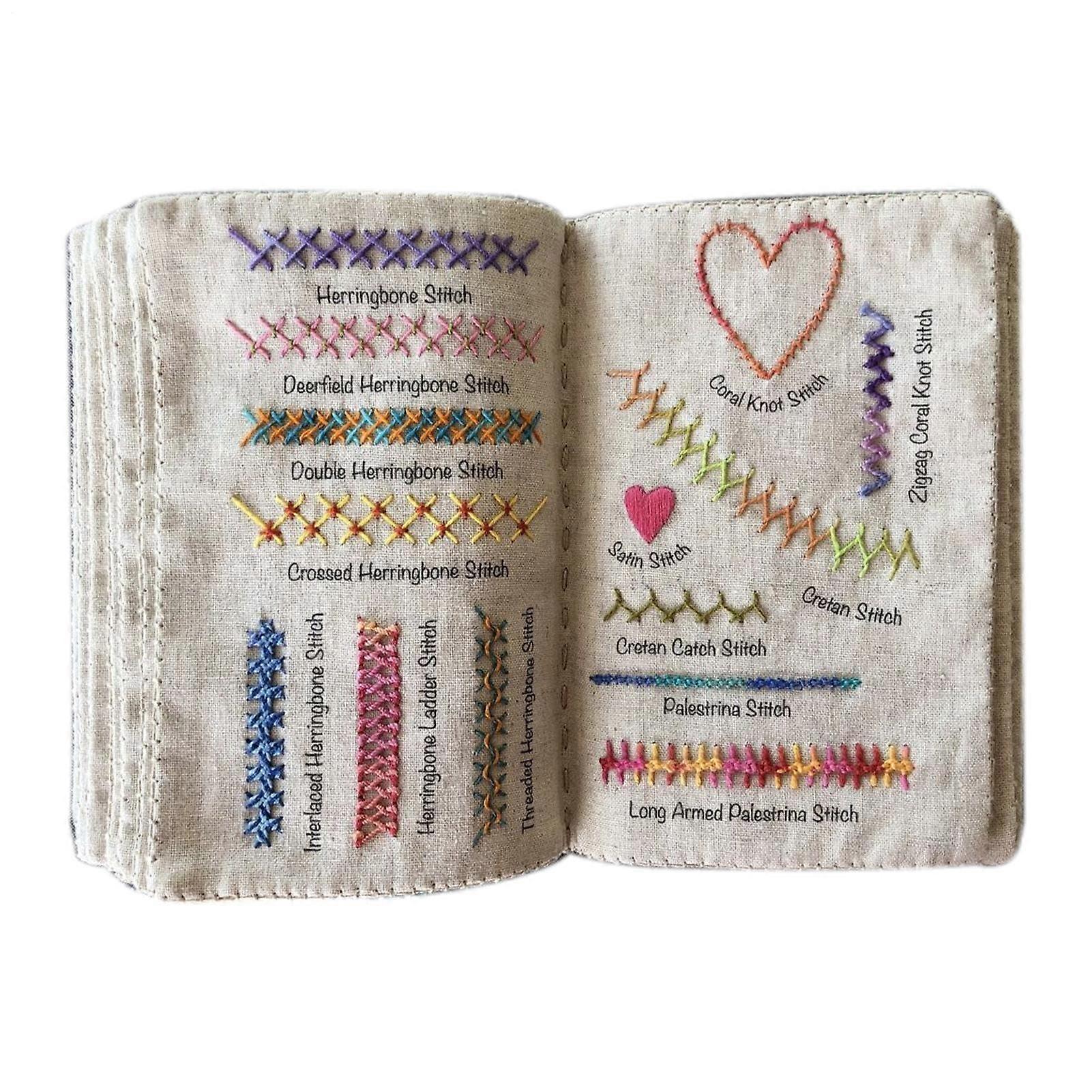 Creative Sewing Book and Embroidery Guide for Beginners, Loose-Leaf Format, Enhance Stitching Skills at Home