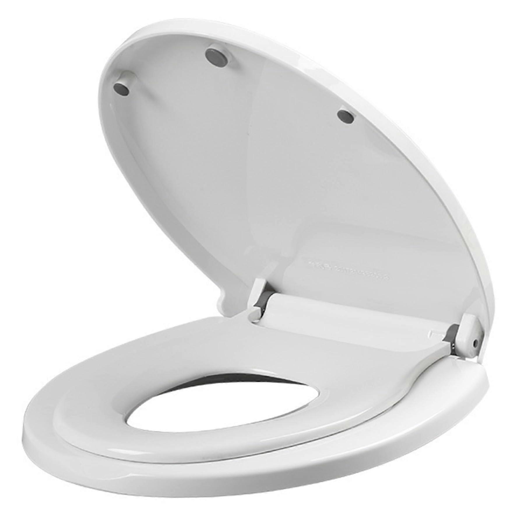 Family Toilet Seat 2in1 with Removable Child Seat V Shape Universal Fit