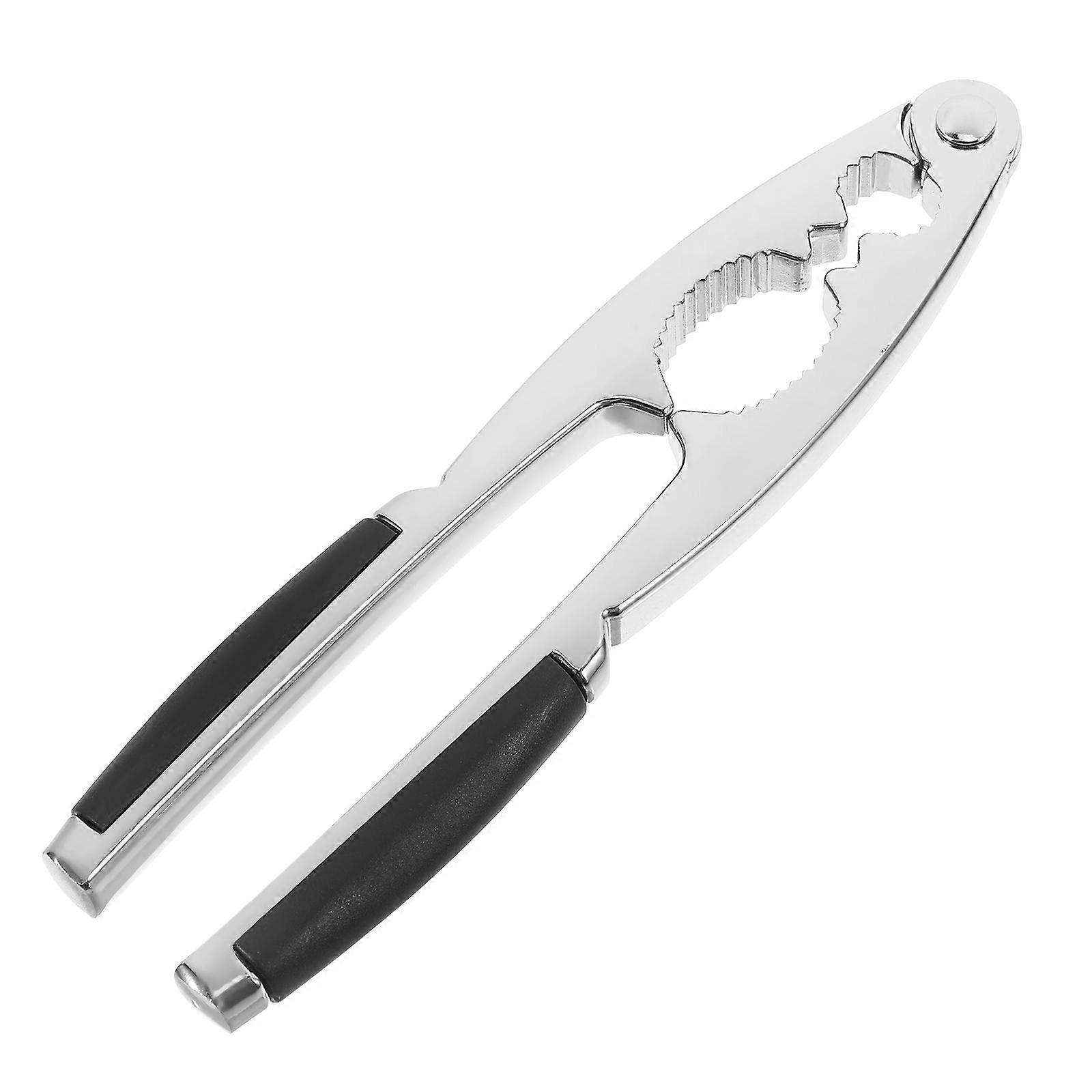 Nut Crackers For Pecans Multifunctional Zinc Alloy Nutcracker Lobster Household Heavy Duty Walnut Clamp Pecan Opener Tool for Crab Boil 1Pcs