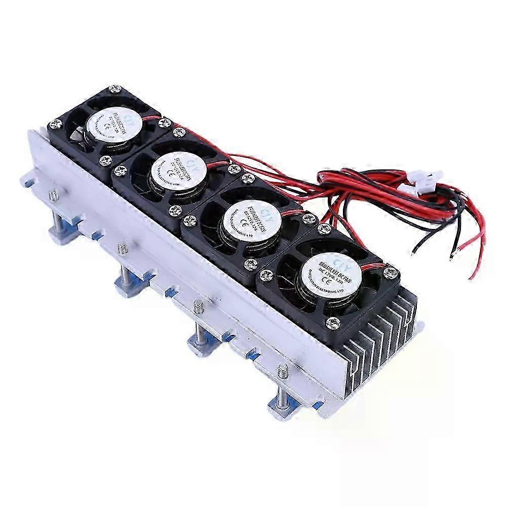 288W DIY Semiconductor Air Conditioner Cooling System DC 12V Semiconductor Cooling System DIY Kit Fit For  Air Conditioning Fan