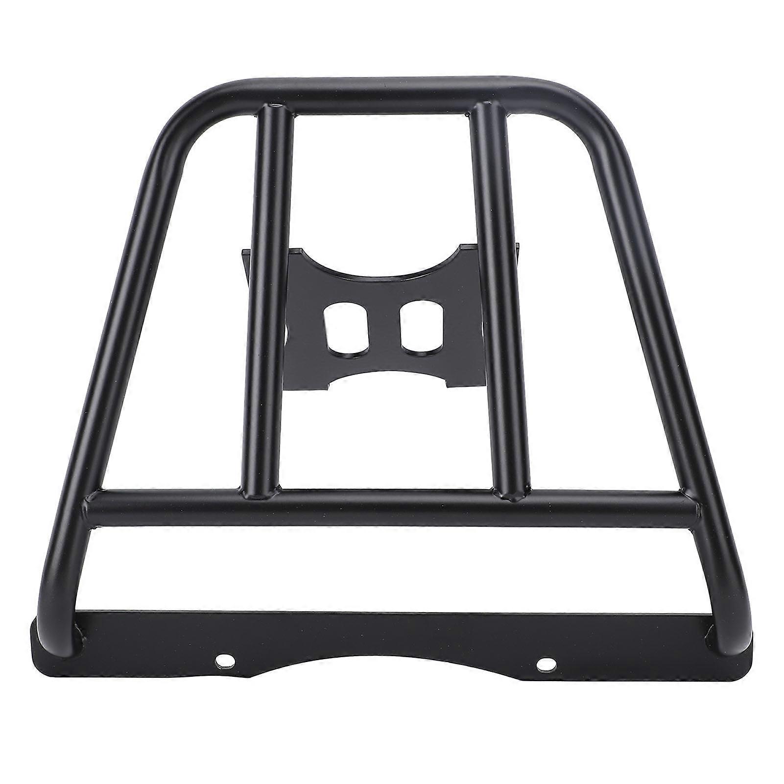 Carbon Steel Motorcycle Rear Rack, Sturdy and Spacious, for Lambretta G350 2023-2025, Black