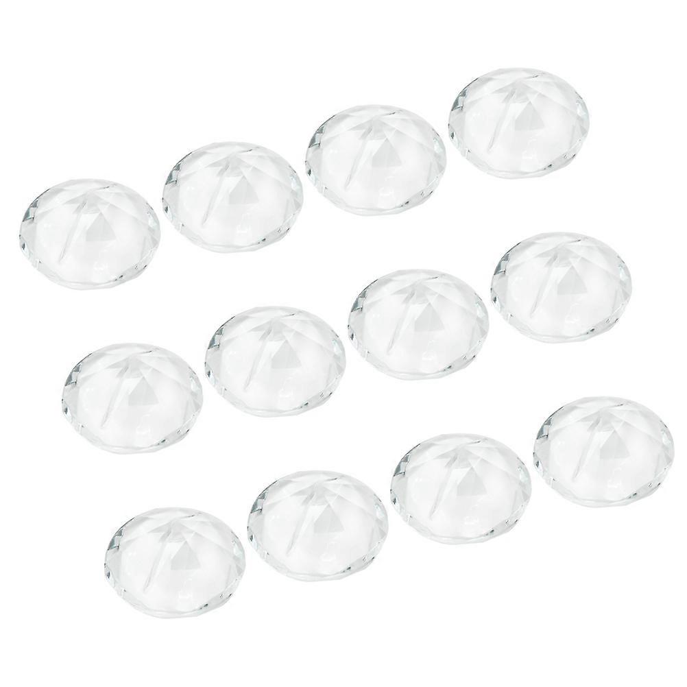 Porte-signe de table en cristal Table Nombre de supports pour banquet de mariage Base carrée Design élégant 24Pcs