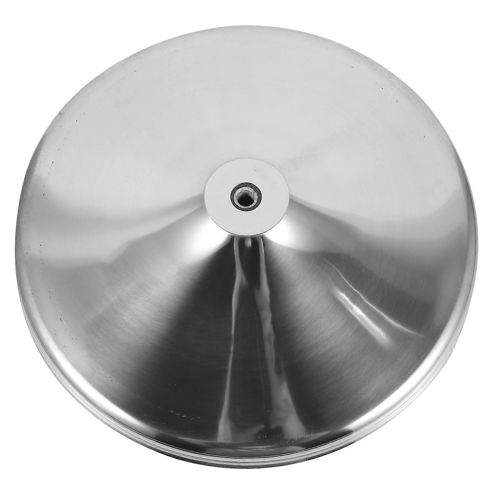 Flag Pole Stand Office Flag Brackets Stable Support Round Base Silver for Meeting 1Set