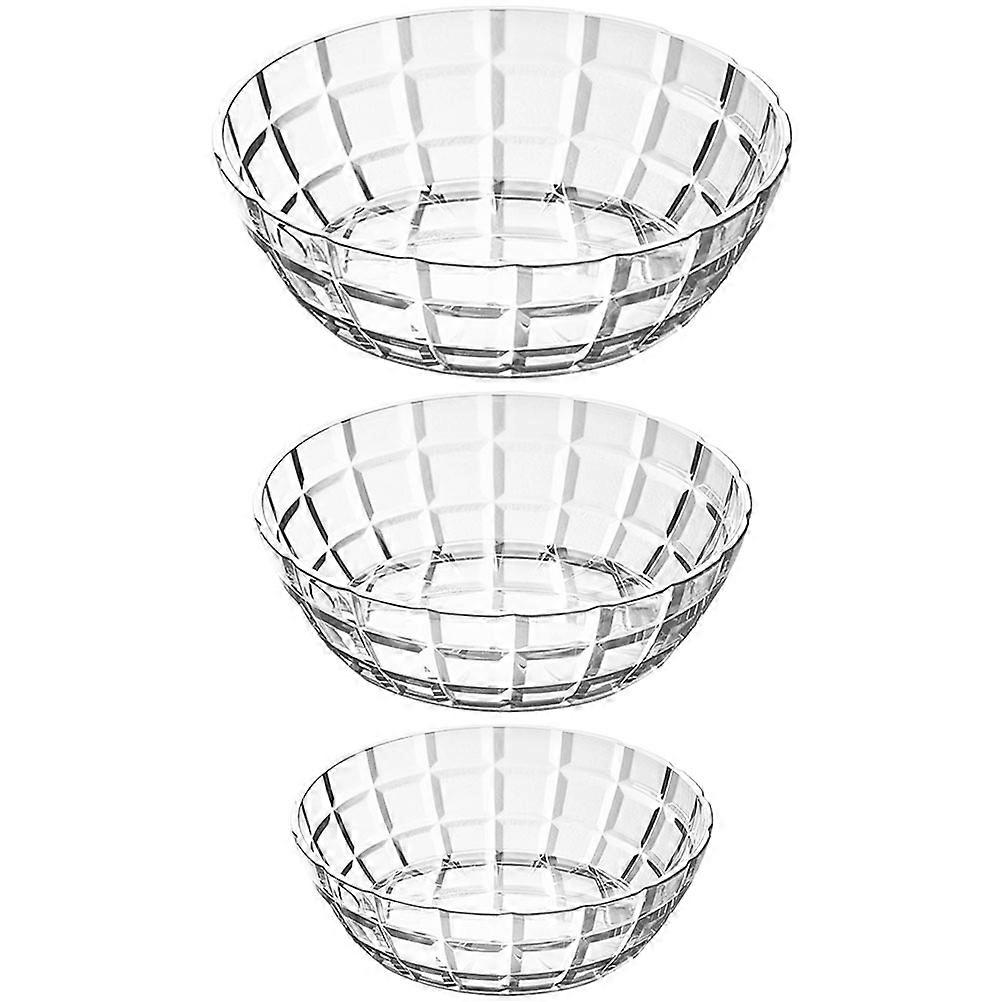 Small Serving Bowls Fruit Bowl For Kitchen Easy to Clean Multi-functional 3Pcs
