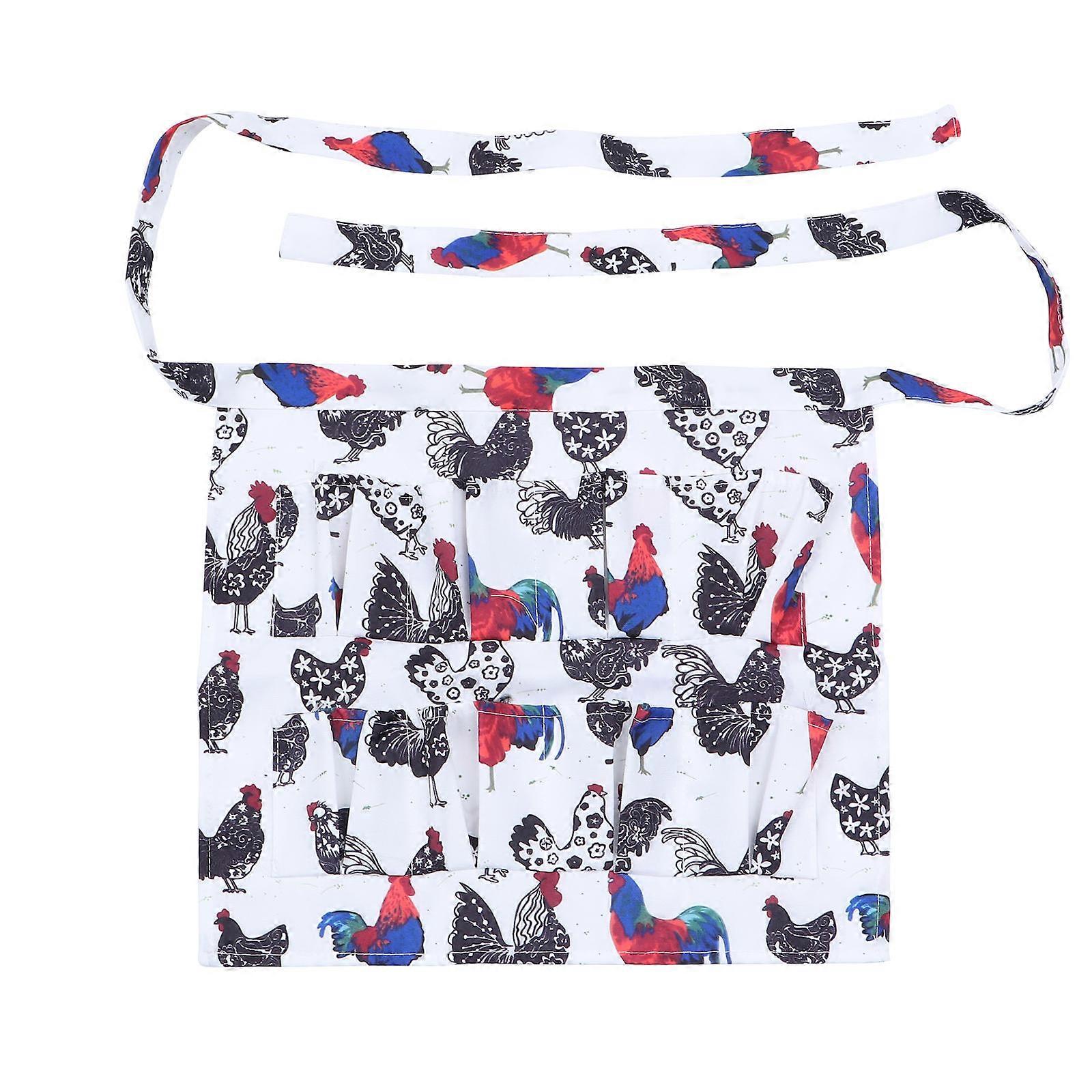Egg Gathering Apron with Multiple Pockets – Comfortable Design for Farm & Kitchen Use for Adults