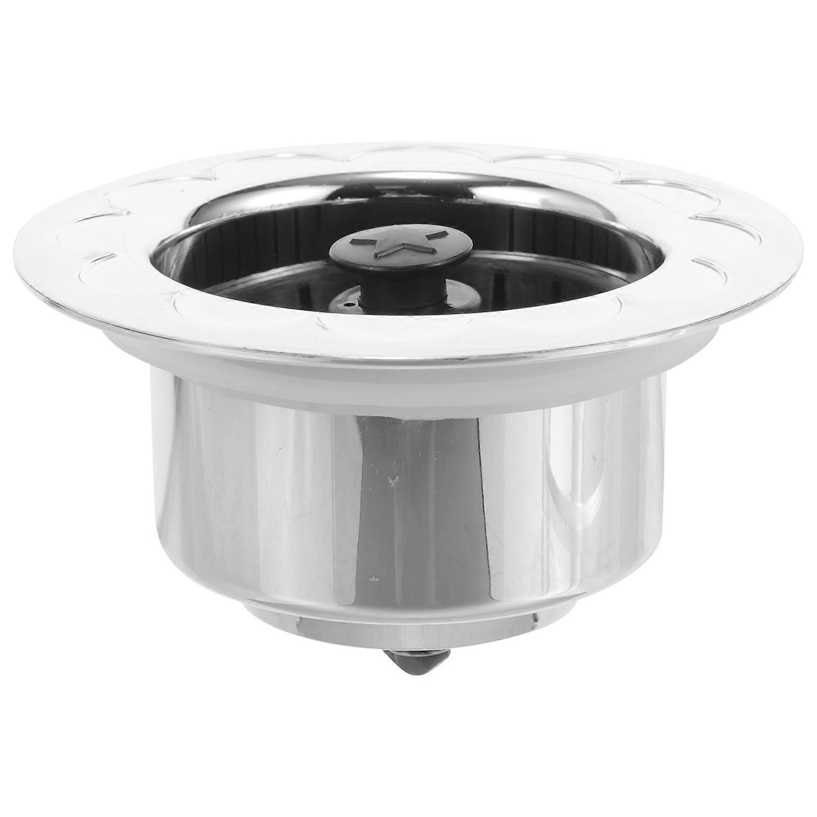 Sink Filter Strainer Compact Design For Kitchen Use Silver .1X4.1X2.6In 1Pack