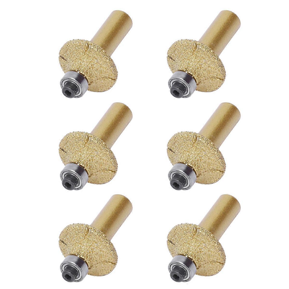 Marble 31mm Dia Bullnose Diamond Profile Wheel Router Bit