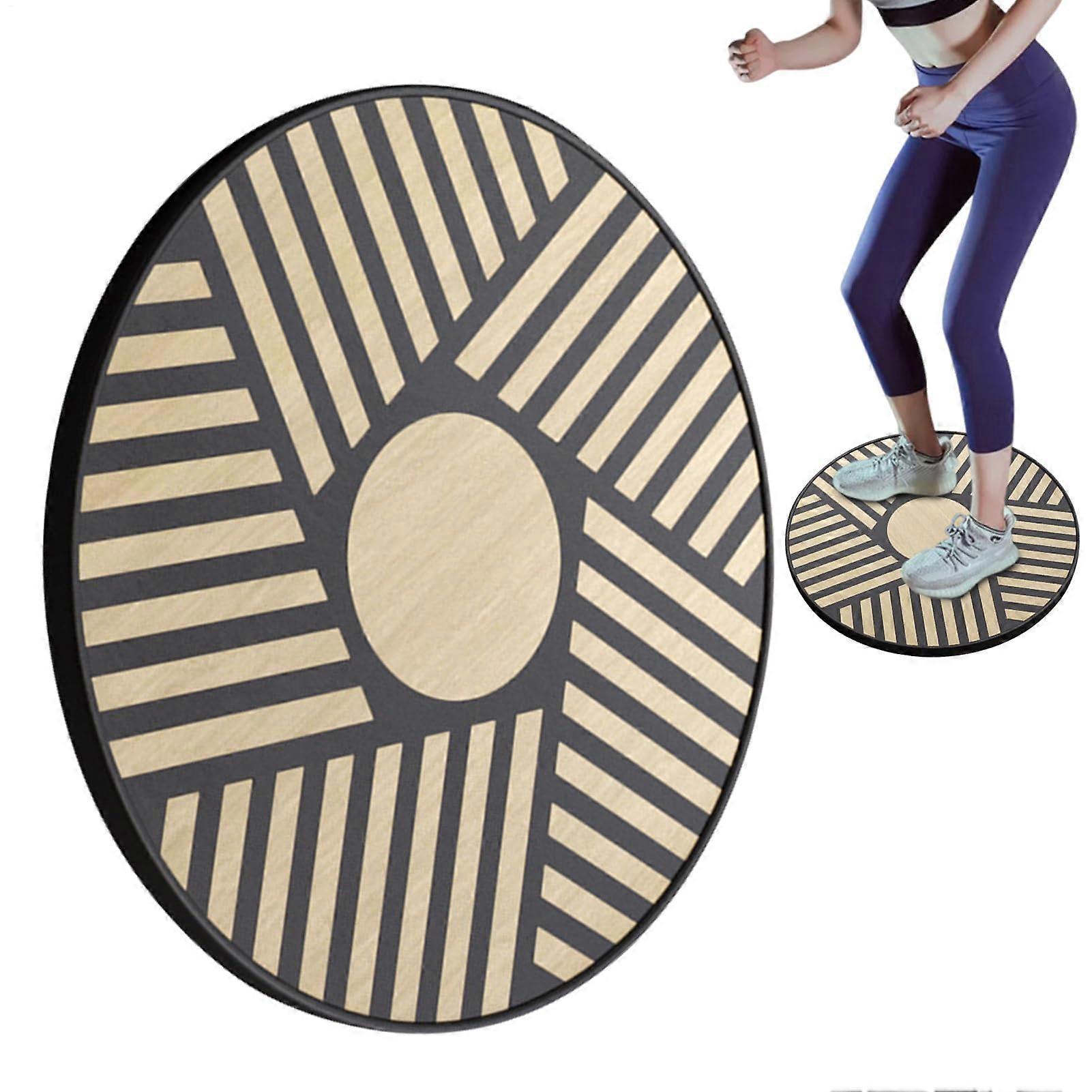 Wackble Balance Board Wood core balancing board Waist and abdominal activation, antislip stability training