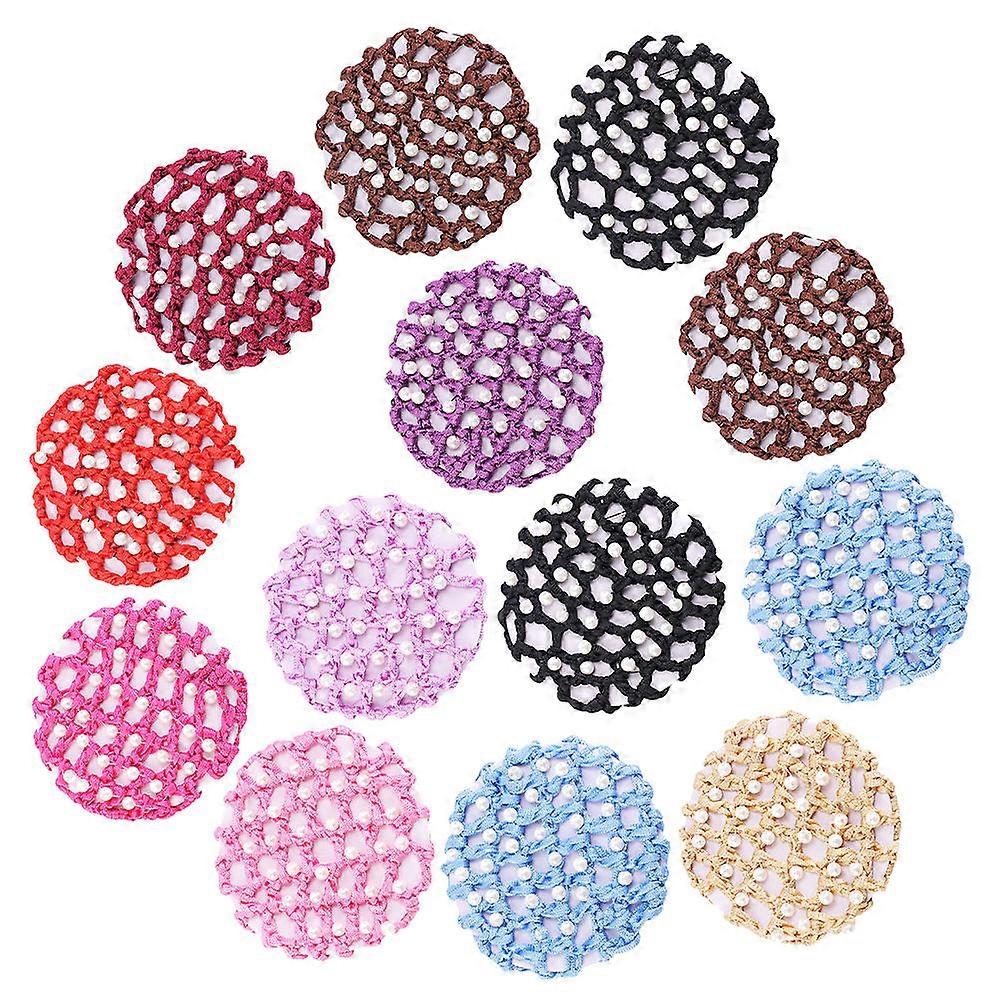 Σετ Assorted Color Hair Bun Nets Ανθεκτικό κάλυμμα κότσου για χορευτές Επαγγελματίες Αξεσουάρ μαλλιών για σχολές χορού καθημερινής χρήσης