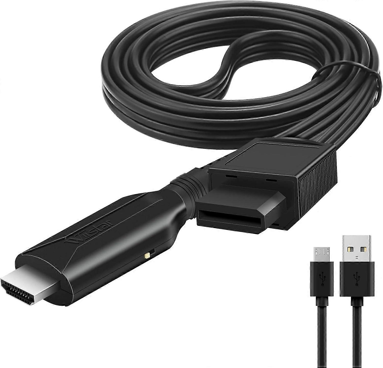 Wii to HDMI Converter Wii HDMI Adapter Cable 1m/3.2ft 1080P Compatible