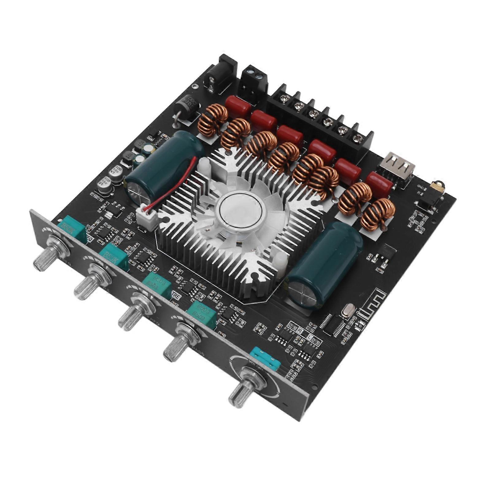 Audio Power Amplifier 2.1 Channels Bluetooth Amplifier Board Module AMP Board for Laptop PC 