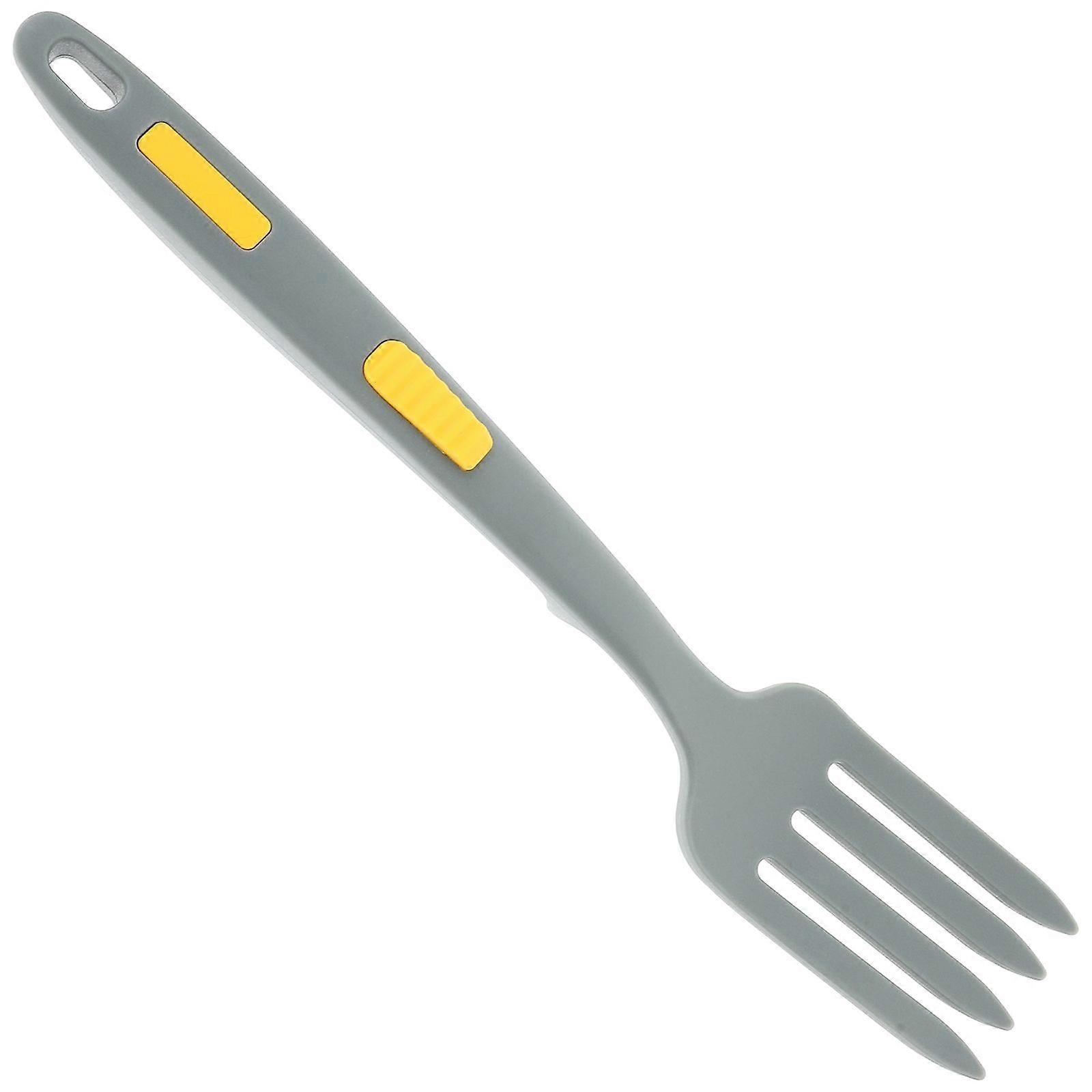 Silicone Cooking Fork Pasta Fork Food Eating Fork Stirring Fork Multifunctonal Fork Accessories Color Random