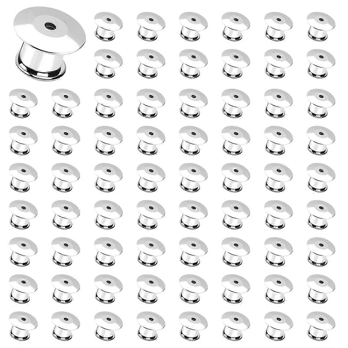 100PCS Locking Pin Back Locking Pin Retainer Buckle,for Brooch Enamel