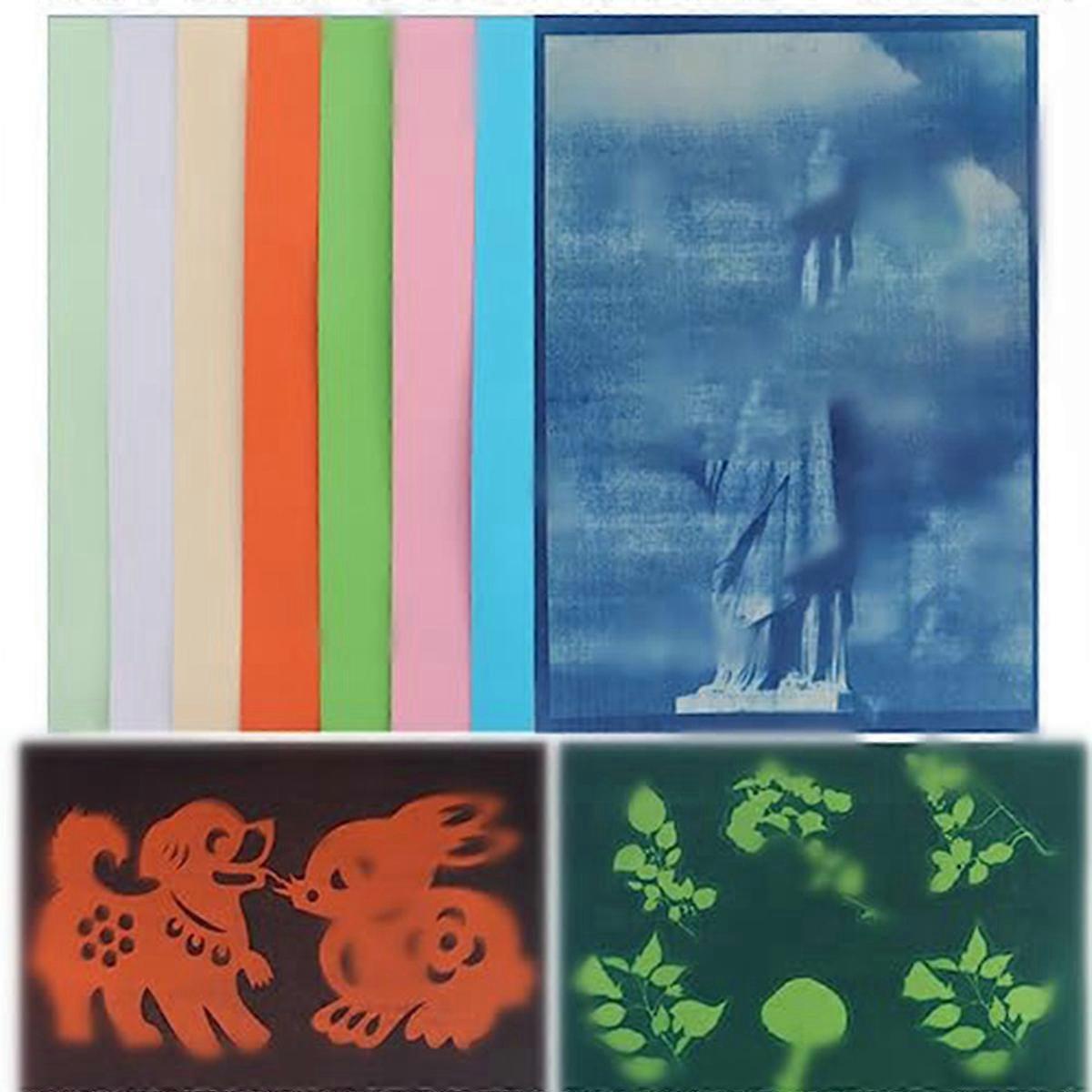 30 Sheets Cyanotype Paper, Sun Art Paper Kit