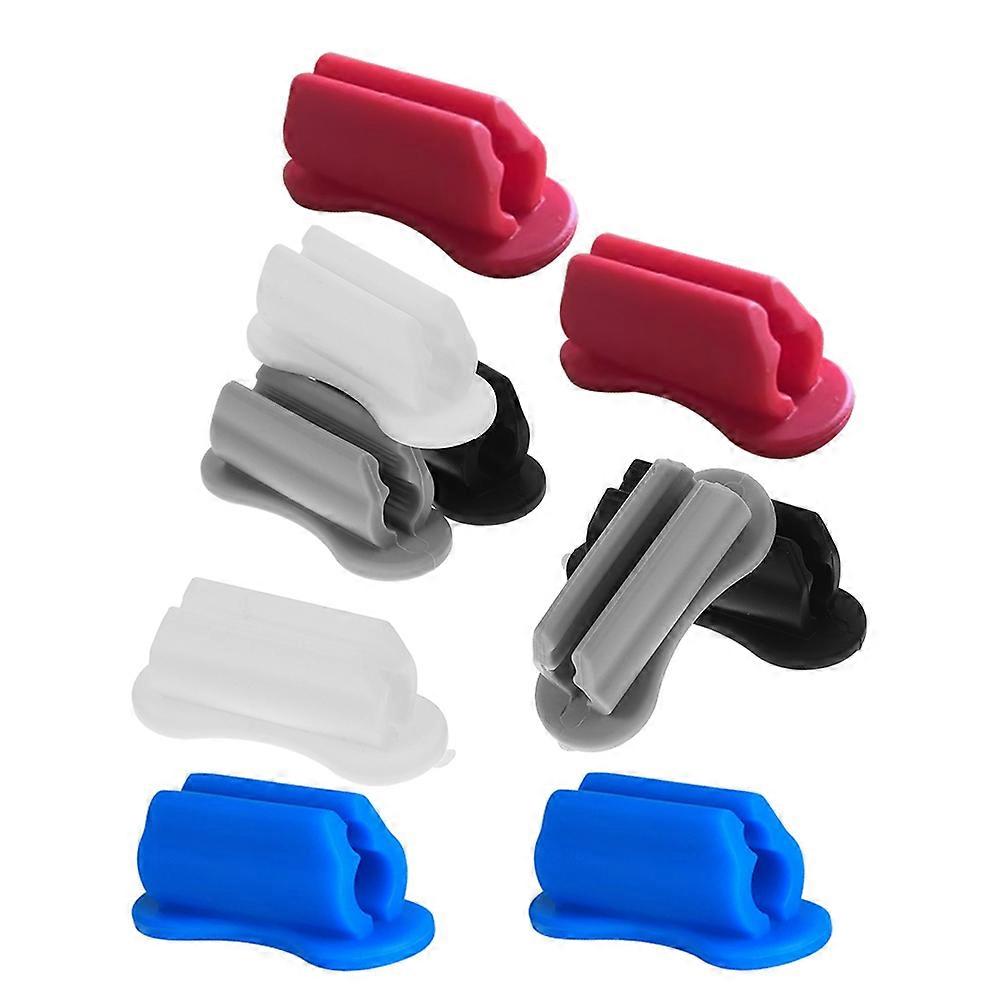 10pcs Self Adhesive Pen Holders – Versatile Wall & Desk Organizer for Classroom, Office & Home – Flexible Arrangement for Easy Access to Writing Tools