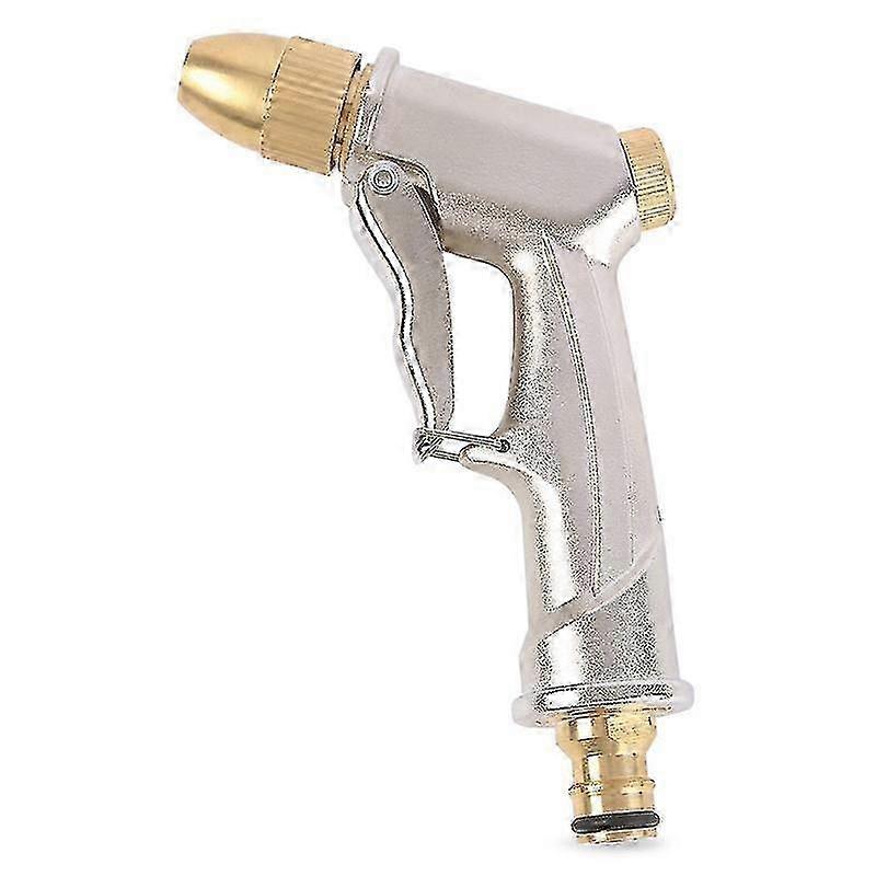 High Pressure Garden Hose Spray Gun Featuring Full Brass Nozzle for Enhanced Performance and Durability