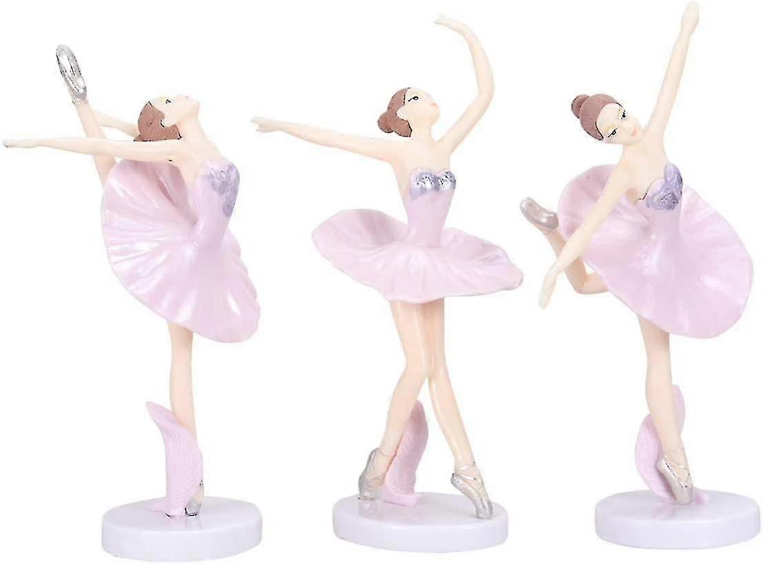 3 Ballet Girl Baking Decorations