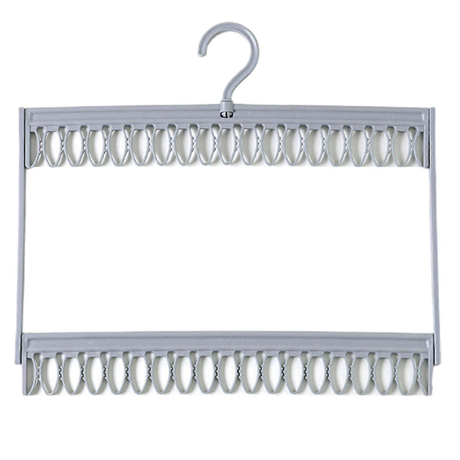 Socks Underwear Drying Rack with Rotatable Hook Strong Load-bearing Windproof Hanger